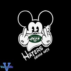 Mickey Haters Gonna Hate Jets svg