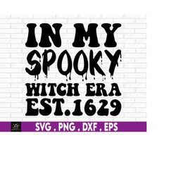 Witchy Png, Fall Png, Vintage Png, Spooky Witch Svg, Spooky Cute Svg