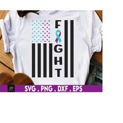 Fight Suicide Prevention Awareness Png, Blue Purple Ribbon, You're Not Alone, Png Files For Sublimation, Only Png