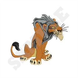 Lion King Scar Machine Embroidery Design