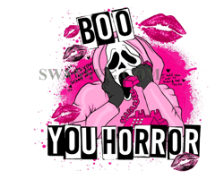 Boo You Horror PNG, Halloween Png, Halloween Spooky Vibes Png, Horror Movies Halloween Png, Trick Or Treat Png, Ghost