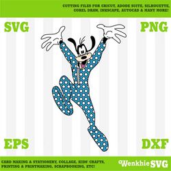 Goofy PAJAMA PARTY Cutting File Printable, SVG file for Cricut