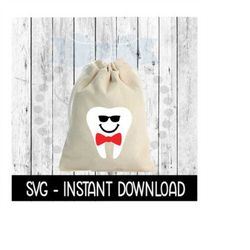 tooth faith svg, tooth fairy sunglass mini canvas bag svg file, svg instant download, cricut cut file, silhouette cut fi