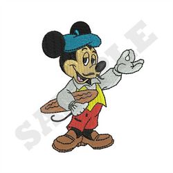 French Mickey Mouse Machine Embroidery Design