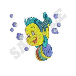 Flounder Machine Embroidery Design