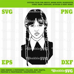 Wednesday Cutting File Printable, SVG file for Cricut