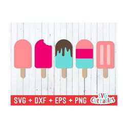 Popsicle svg - Summer Cut File - Dripping Popsicle - svg - svg - dxf - eps - png - Silhouette - Cricut - Digital File