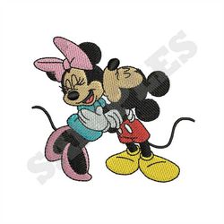 Minnie and Mickey Mouse  Embroidery
