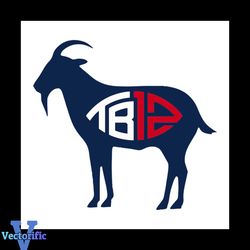 Tom brady TB12 Goat svg