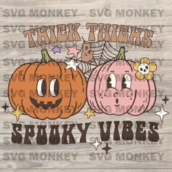 Spooky Vibes Svg, Halloween Svg, Spooky Png, Funny Halloween Pumpkins Png, pumpkins SVG PNG EPS DXF