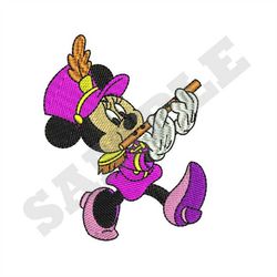 Marching Minnie Mouse Machine Embroidery Design
