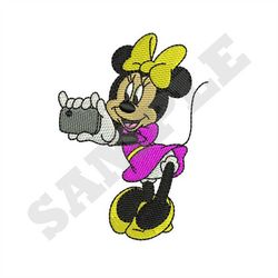 Minnie Mouse Selfie Machine Embroidery Design