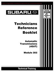 Subaru 4EAT Transmission Repair Manual