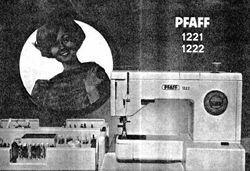 Pfaff 1221 & 1222 Sewing Machine Manual