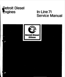 Detroit Diesel inline 71 Service Manual Service Workshop Repair