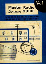 Vintage Master CollectionTube Radio Dial Cord Stringing Guide