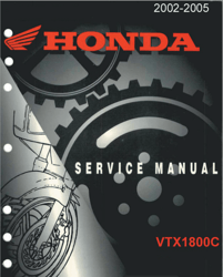HONDA VTX1800C Workshop service manual 2002 2005