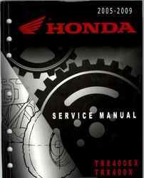 Honda TRX400ex Service Repair Shop Manual 05-09