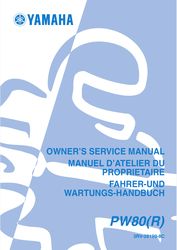YAMAHA PW80 PW PEE WEE owner service manual