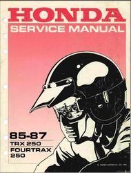 HONDA FOURTRAX TRX250X Repair Manual 87-88
