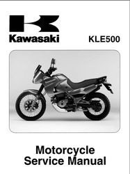 Kawasaki KLE500 - Motorcycle Service Repair Manual