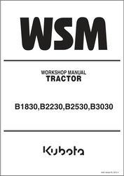 Kubota B1830, B2230, B2530, B3030 Workshop Service Manual