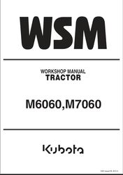KUBOTA M6060 M7060 TRACTOR SERVICE REPAIR WORKSHOP MANUAL