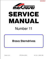 Mercury MerCruiser Bravo Sterndrives Transom Service Manual 11 repair