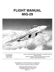 MIG29 Aircraft Flight Manual (2001, Luftwaffe)