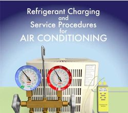 refrigerant charging and service procedures for air conditioner