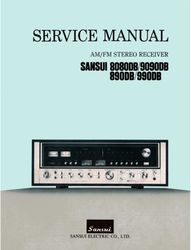 SANSUI 8080DB 9090DB 890DB 990DB Service Manual 8080 9090 890 990 DB