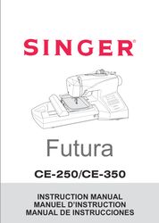 SINGER FUTURA CE250 CE350 WORKBOOK Instruction Manual