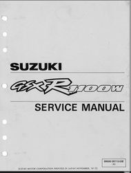 suzuki gsx-r1100w 1993-1998 service manual