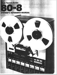 Teac Tascam Model 80-8 Recorder Owners Service Schematics Manuals