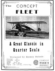The concept fleet Biplane 84 WS RC Model Airplane 1930
