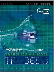 Tremec T5 T56 TR3550 TKO TR3650 Transmission Service Manuals