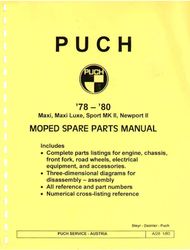 Workshop Manual Puch Maxi Luxe Sport New Port Service