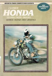 1964-1977 Clymer Honda Manual M321 125-200cc Twins Service Repair