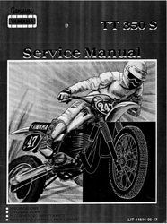 Yamaha TT350 S Service Manual