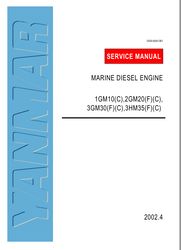 Yanmar 1GM10, 2GM20, 3GM30,3HM35 marine diesel engine service manual