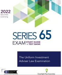 SERIES 65 EXAM STUDY GUIDE 2022 plus TEST BANK