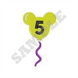 mickey mouse balloon machine embroidery design