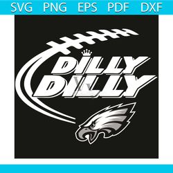 Dilly Philadelphia Eagles Logo Svg, Sport Svg, Dilly Svg, Philadelphia Eagles Svg, Philadelphia Svg, Eagles Svg, Eagles