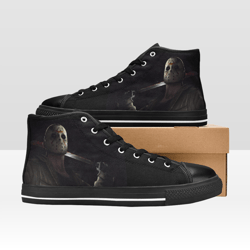 Jason Friday the 13th Shoes, High-Top Sneakers, Handmade Footwear