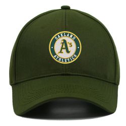 MLB Oakland Athletics Logo Embroidered Baseball Cap, MLB Team Embroidered Hat, Oakland Athletics Embroidery Baseball Cap