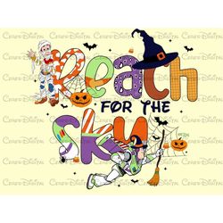 Halloween Reach For The Sky Png, Friends Png, Family Vacation Png, Vacay Mode Png, Family Vacation Shirt Design, Digital