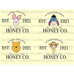 Honey Co Bundle Png,Mickey Snacks Png File, Honey Bear Friends Png File, Honey Bear Png, Honey Bear Special Design Png,