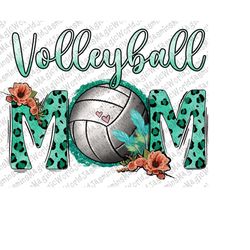 Leopard Volleyball Mom Sublimation Design,Western Volleyball Mom,Leopard Mom,Sport Mom Sublimation,Digital Download,West