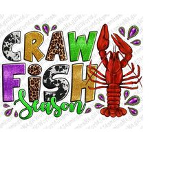 Crawfish Season Mardi Gras Carnival Png Sublimation Design, Mardi Gras Png, Mardi Gras Crawfish Season Png,Mardi Gras Ca