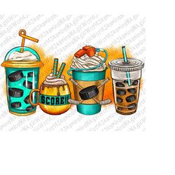 Ice Hockey Coffee Cups Png Sublimation Design, Ice Hockey Png, Sport Png, Coffee Cups Png, Ice Hockey Cup Png, Sport Cof